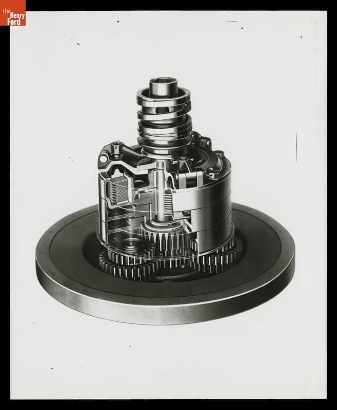 Drawing of the Ford Model T Transmission, circa 1917