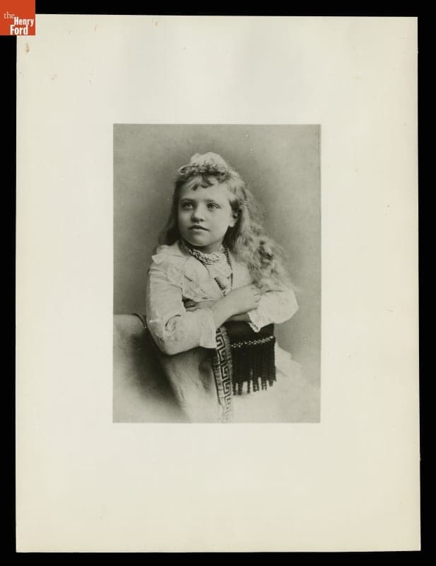 Portrait of Marion Estelle Edison, circa 1880