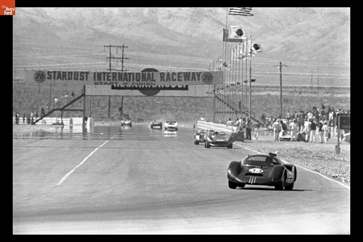 Scooter Patrick Driving Porsche 906 at Stardust Grand Prix (USRRC Las Vegas), April 1967
