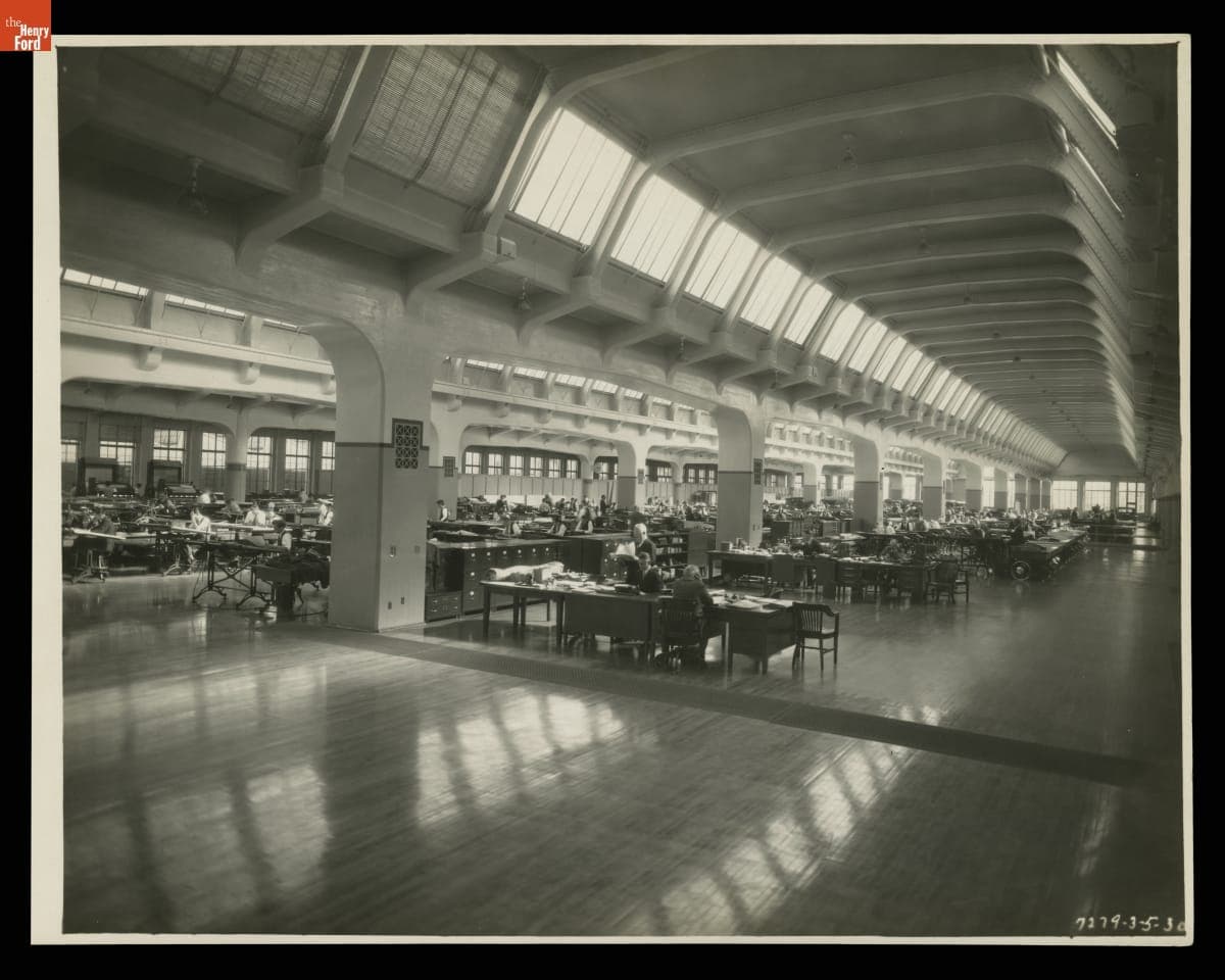 Drafting Room at Ford Motor Company Engineering Laboratory, Dearborn, Michigan, March 1930