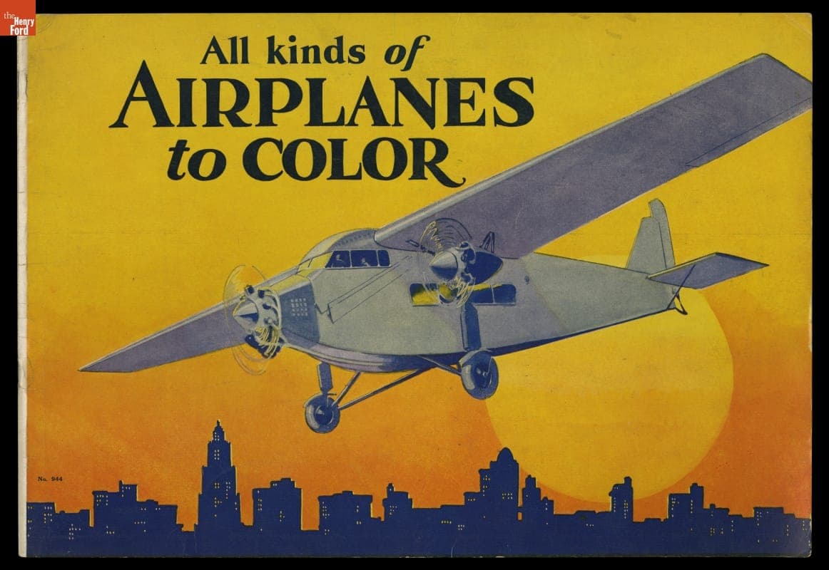 "All Kinds of Airplanes to Color," 1930