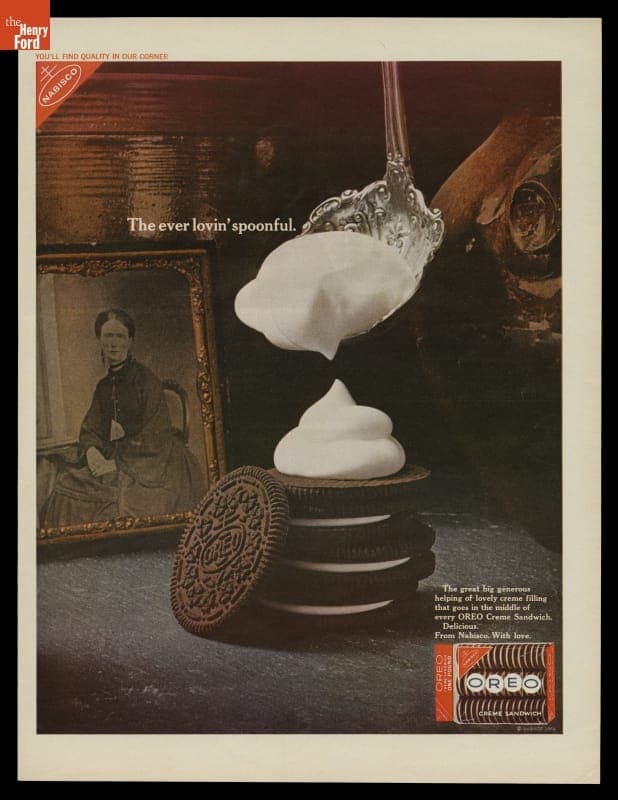 Nabisco Oreo Cookies Advertisement, "The ever lovin' spoonful," 1968