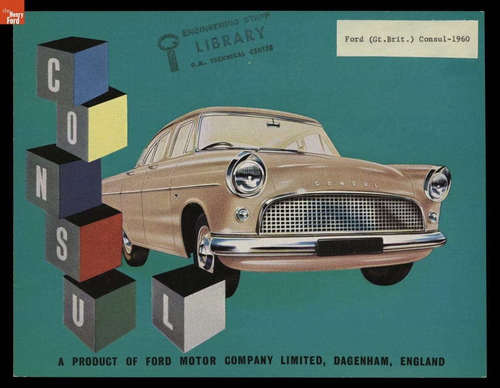 Sales Brochure for the 1960 Ford Consul