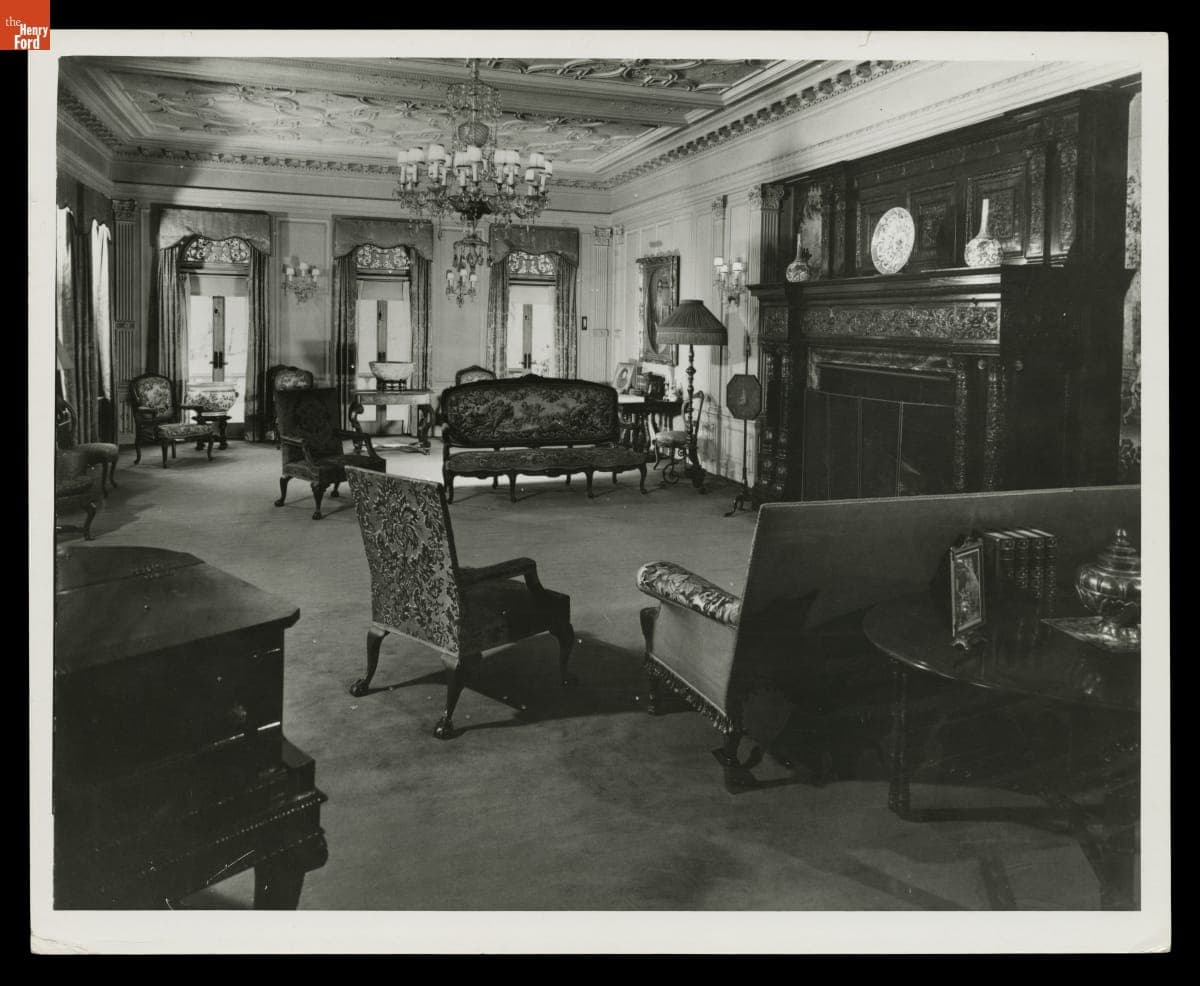 Music Room at Fair Lane, Former Home of Henry Ford, April 1951