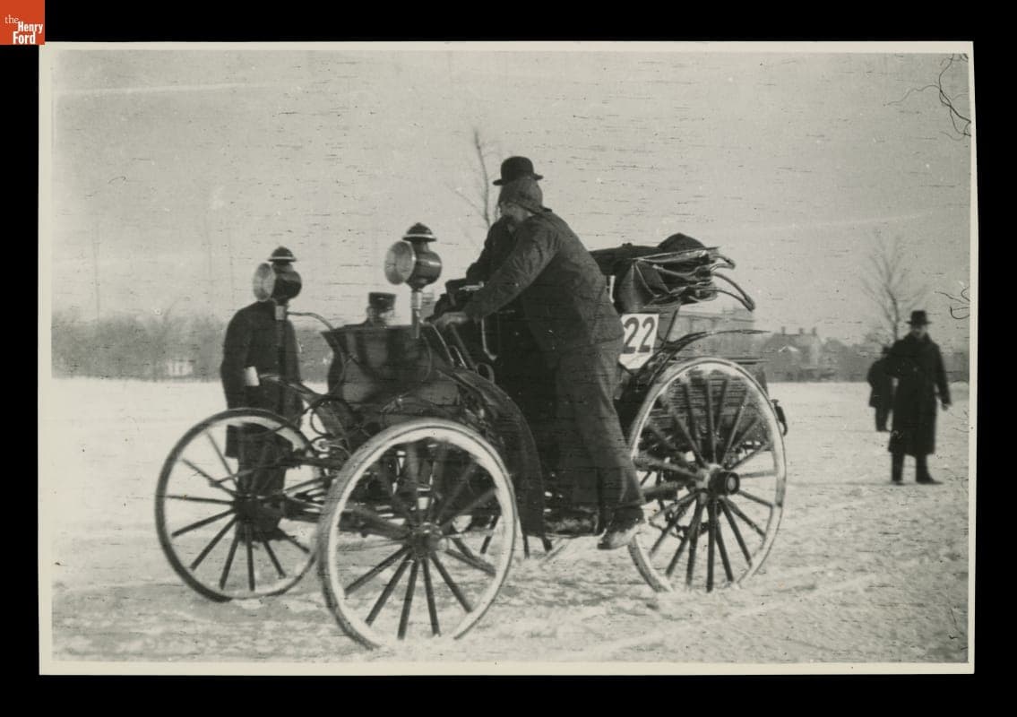 View at the 1895 Chicago Times-Herald Automobile Race