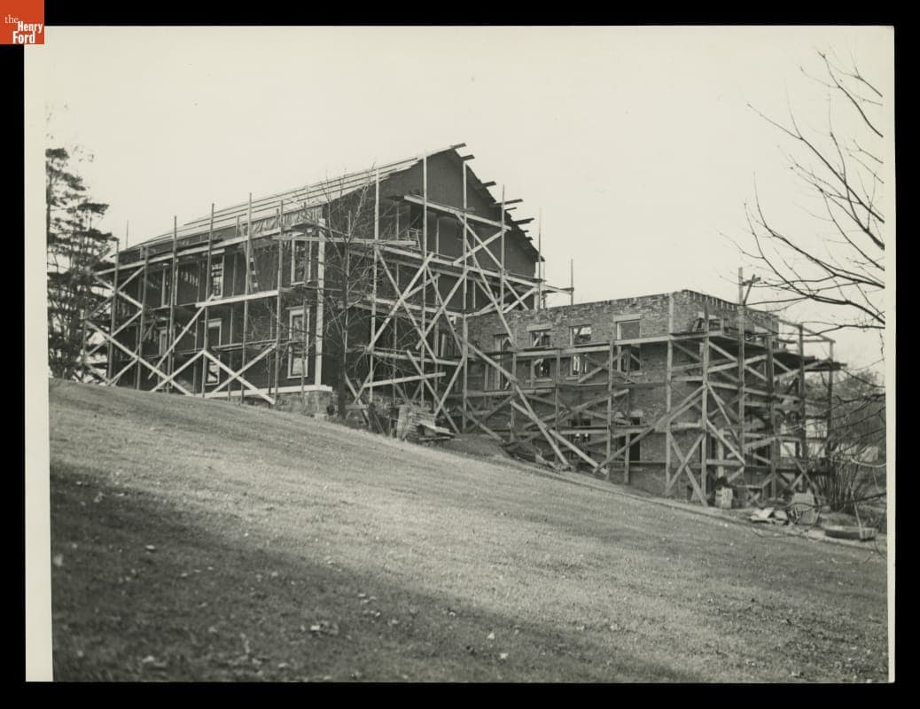 Noah Webster Home Construction in Greenfield Village, 1936-1937