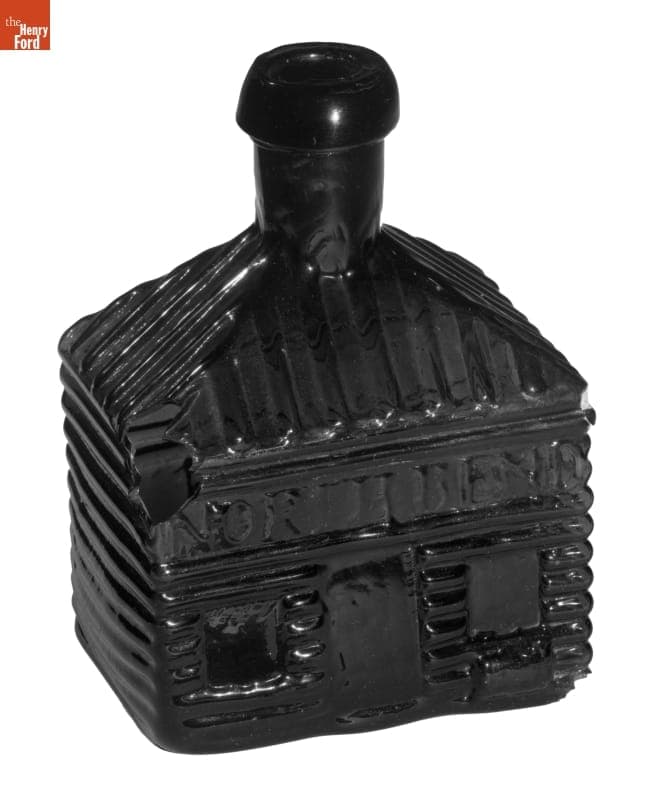 William Henry Harrison Campaign Bottle, 1840