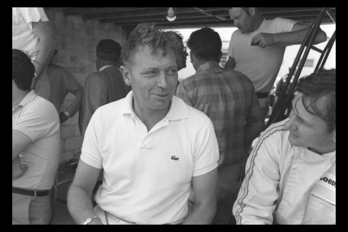 Engineer Phil Remington at the Sebring 12 Hours of Endurance Race, 1967