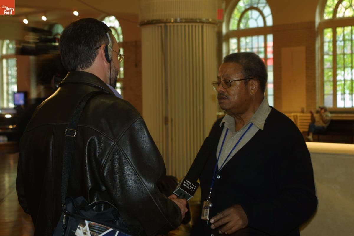 Rosa Parks Bus in Henry Ford Museum, Special Exhibit Marking Rosa Parks' Death, October 2005