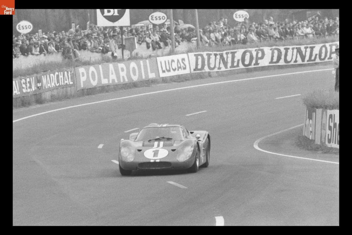 Ford Mark IV Driven by Dan Gurney and A. J. Foyt in the 24 Heures du Mans (24 Hours of Le Mans) Race, June 1967