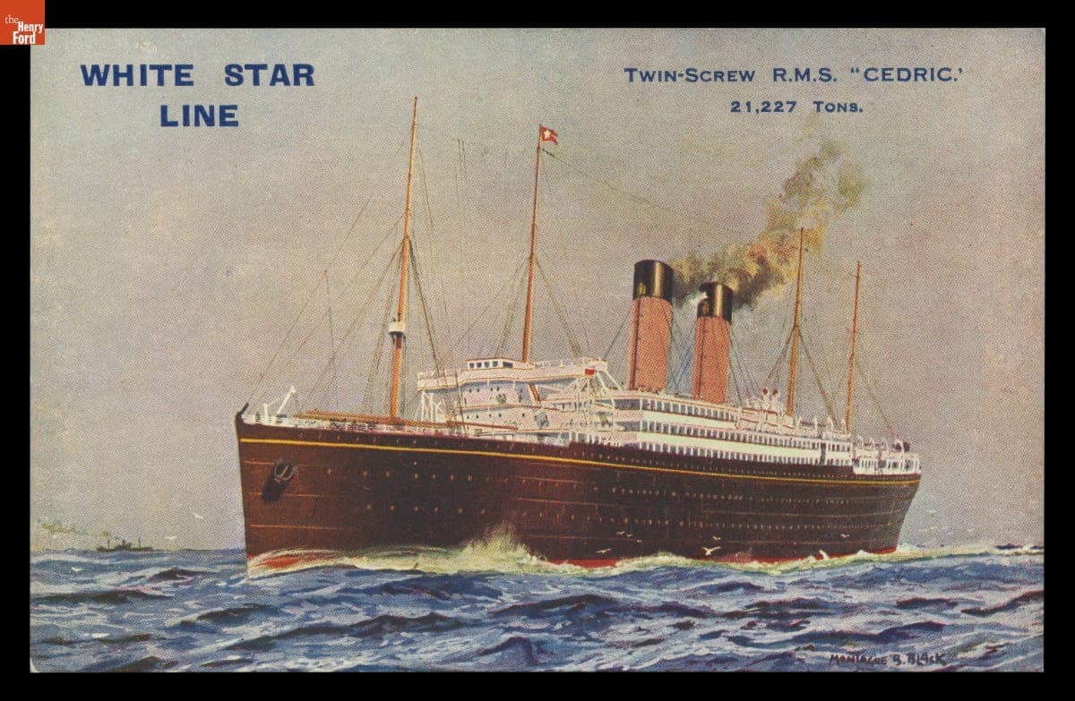 White Star Line, RMS "Cedric," 1928