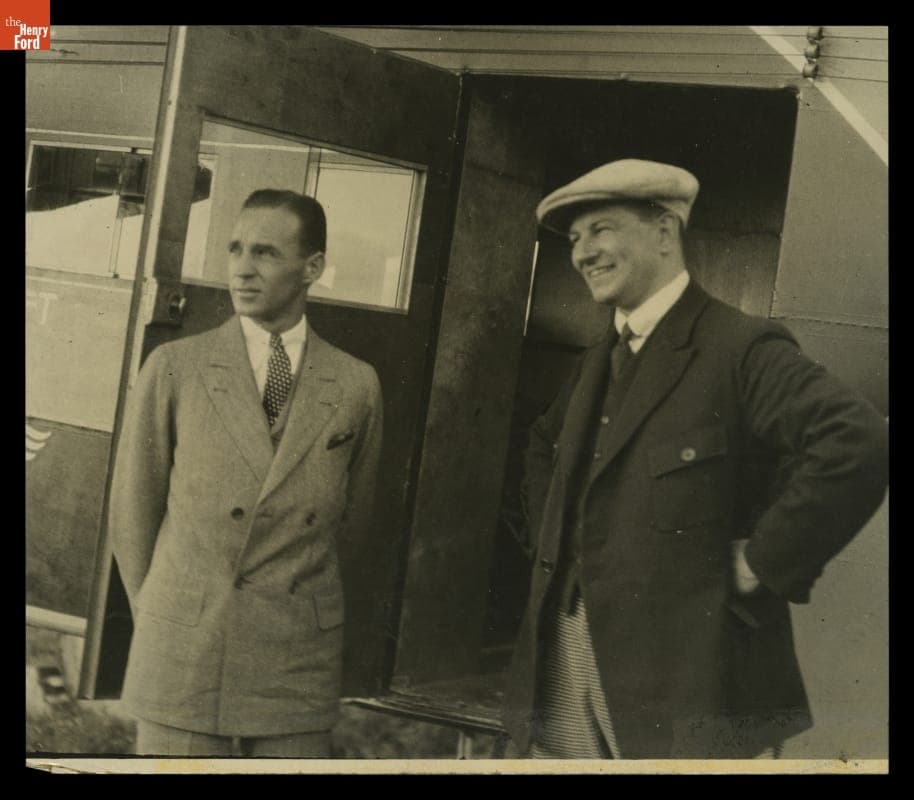 Edsel Ford and Anthony Fokker, circa 1925