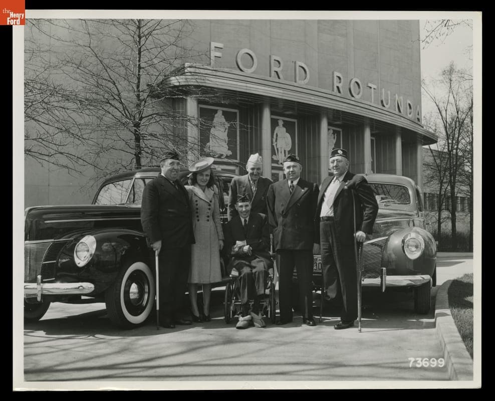 Michigan Disabled Veterans Traveling to the American Legion Convention, 1940