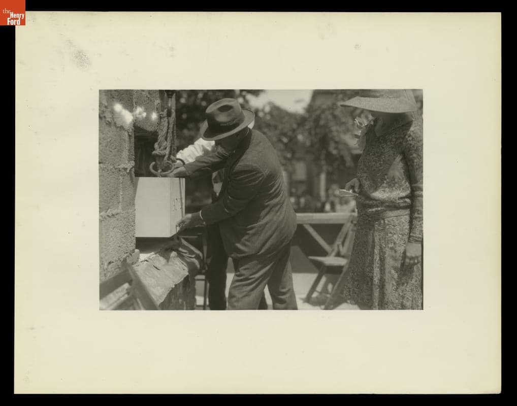 Cornerstone Ceremony at the New Tau Beta Community House, Hamtramck, Michigan, 1928