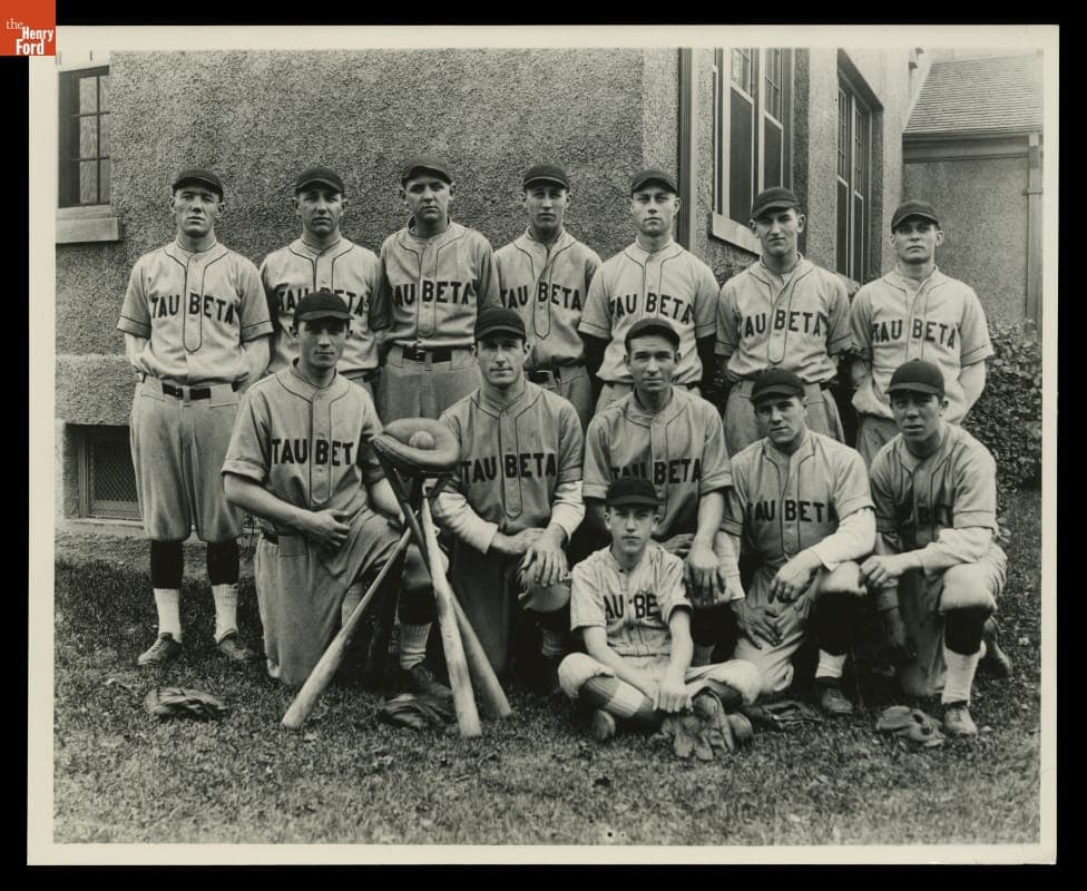 Baseball Team Organized by Tau Beta Community House, Hamtramck, Michigan, circa 1925