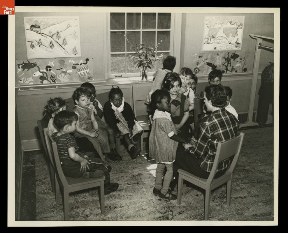 Activities at Children's House, Detroit, Michigan, May 1, 1937