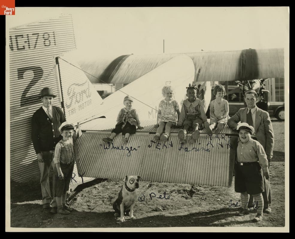 Autographed Photo of the "Our Gang" Actors, 1928