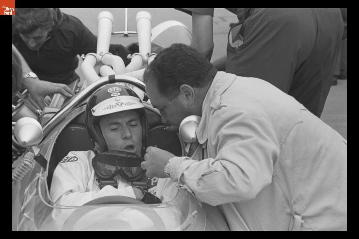 Lotus-Ford Race Car Driven by Jim Clark at Indianapolis 500, May 1966