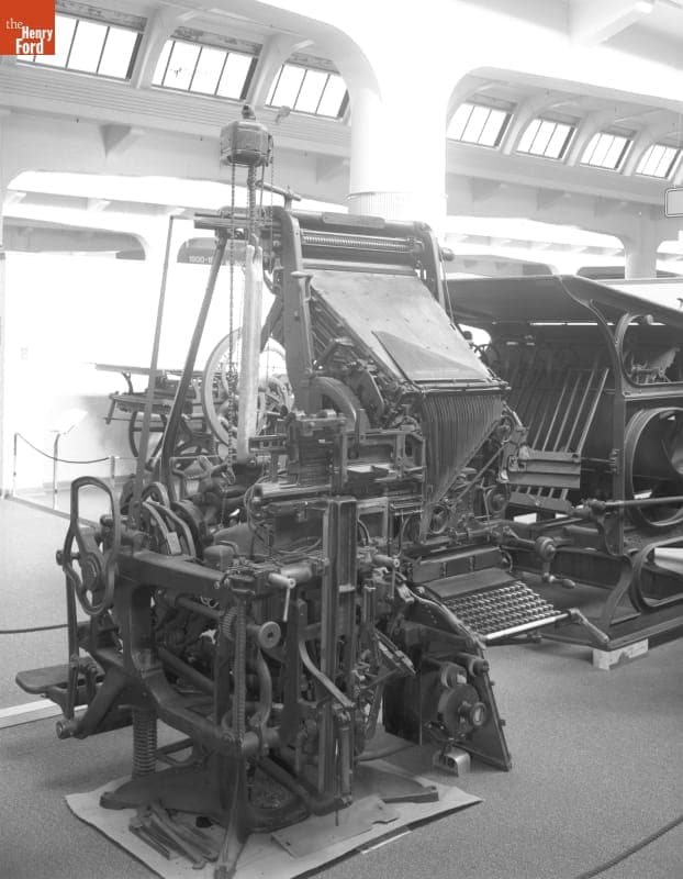Linotype Composing Machine, circa 1923