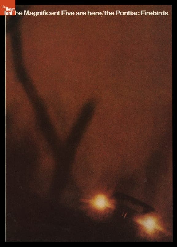 1967 Pontiac Sales Brochure, "The Magnificent Five are here/the Pontiac Firebirds"