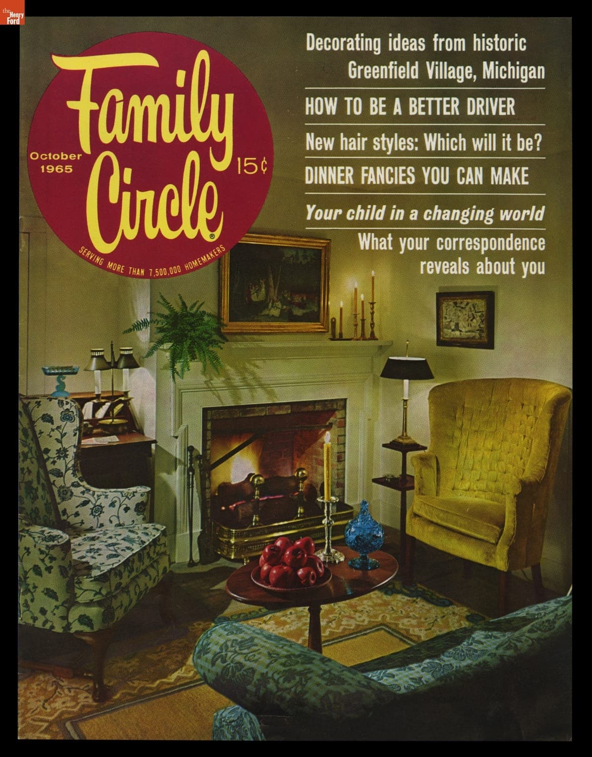 Decorating Ideas from Historic Greenfield Village, an Article Reprint from Family Circle Magazine, October 1965