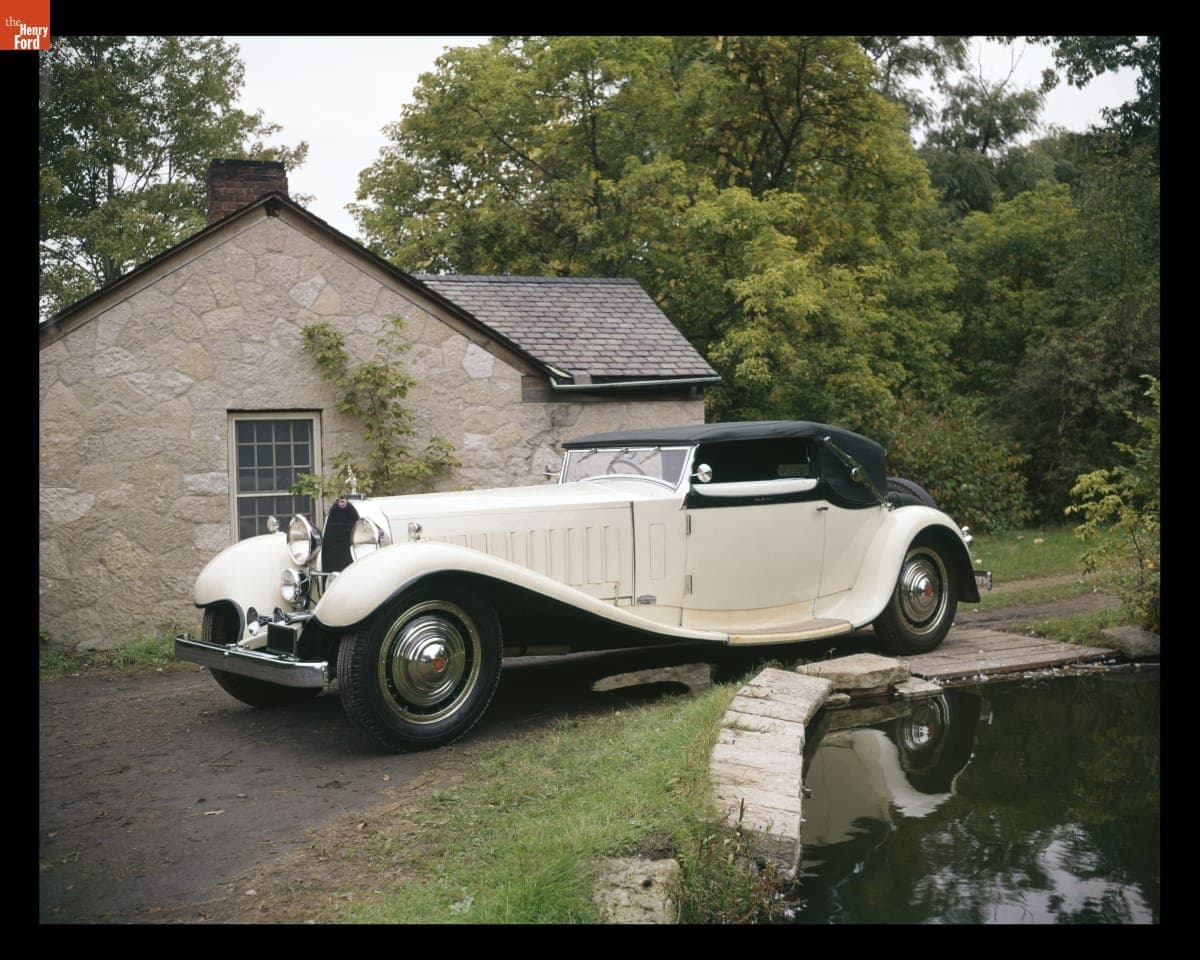 1931 Bugatti Type 41 Royale Convertible in Greenfield Village, September 1970
