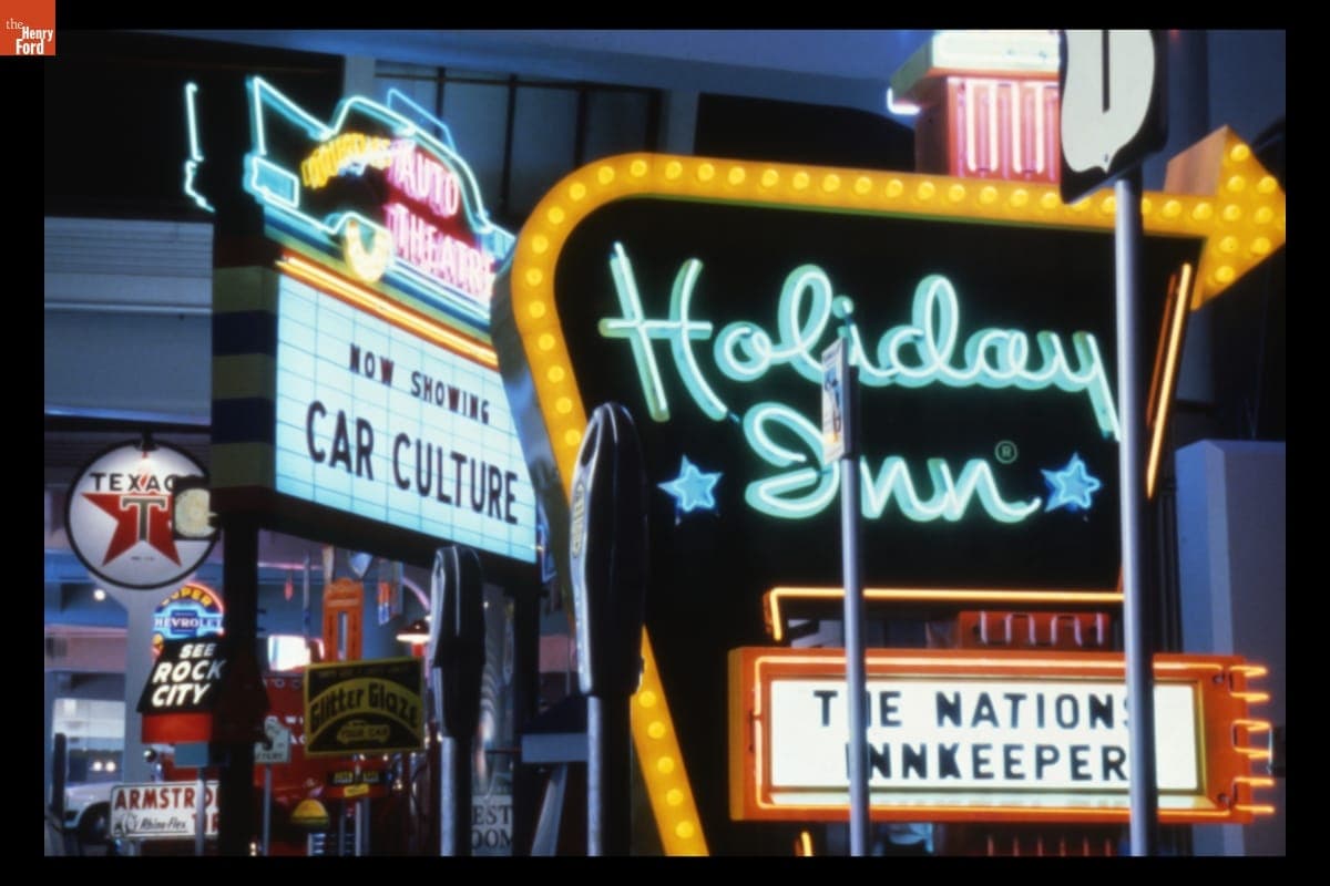Automobile in American Life Exhibit in Henry Ford Museum, circa 1987