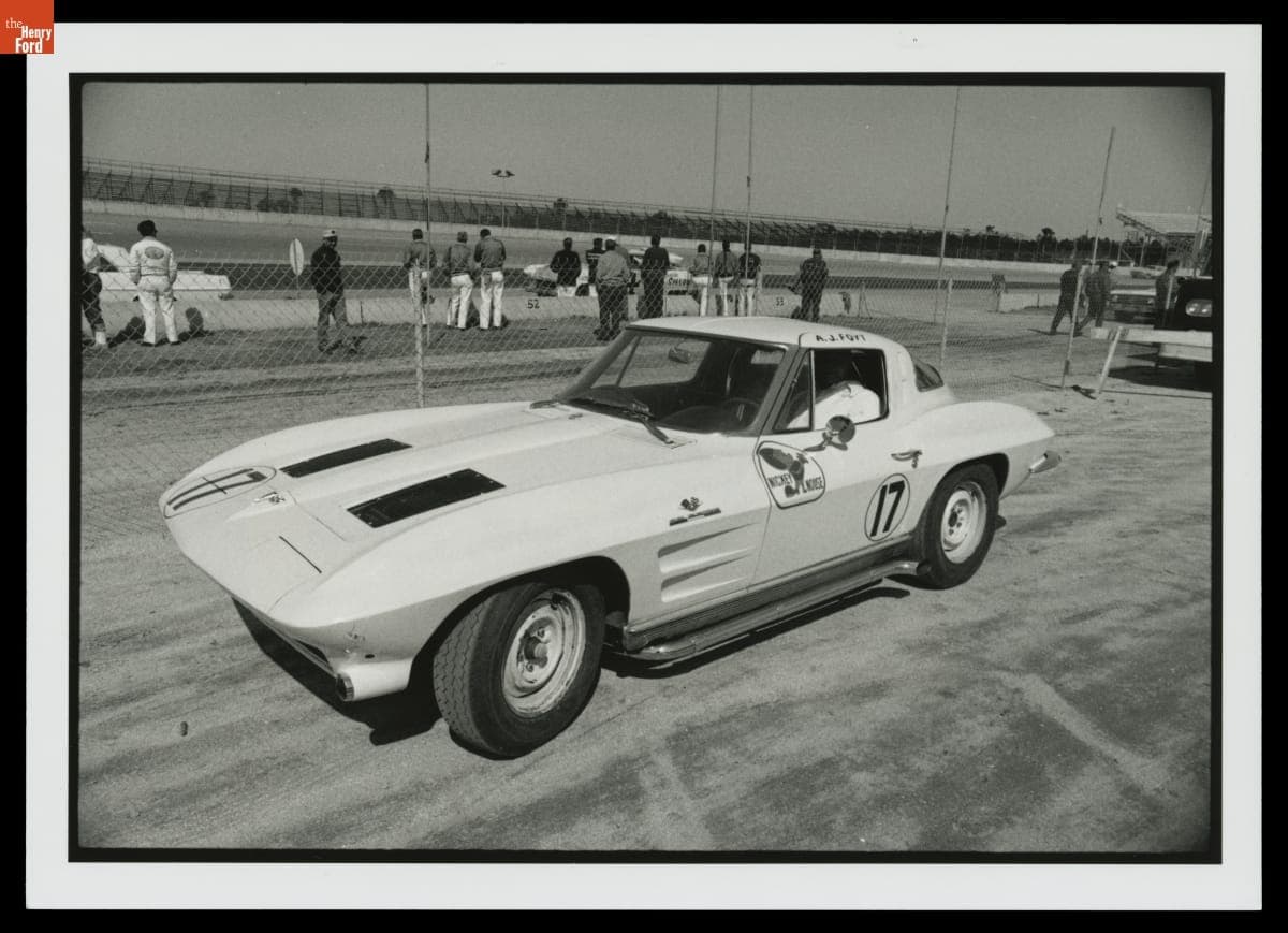 Chevrolet Corvette Sting Ray Driven by A.J. Foyt at American Challenge Cup Race, Daytona, February 1963