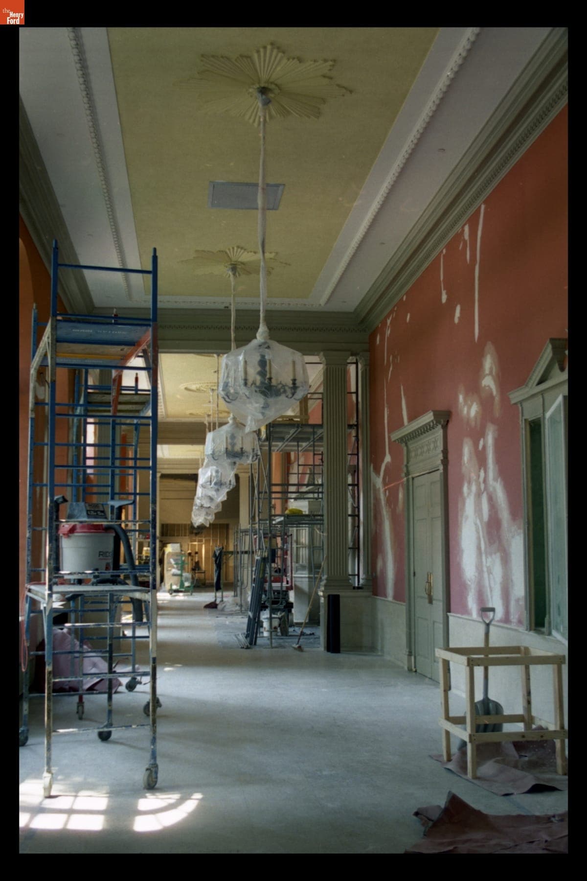 during the Restoration of Prechter Promenade in Henry Ford Museum, 2001