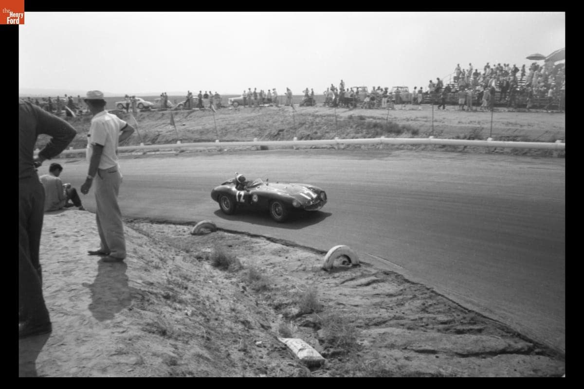 Alan Connell Driving Ferrari 250 Testa Rossa 0714TR in Kiwanis Grand Prix, Riverside, California, July 1959