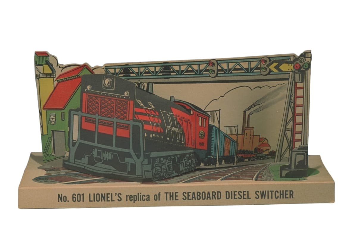 Lionel's Paper Replica of Model Seaboard Diesel Switcher, 1955-1956