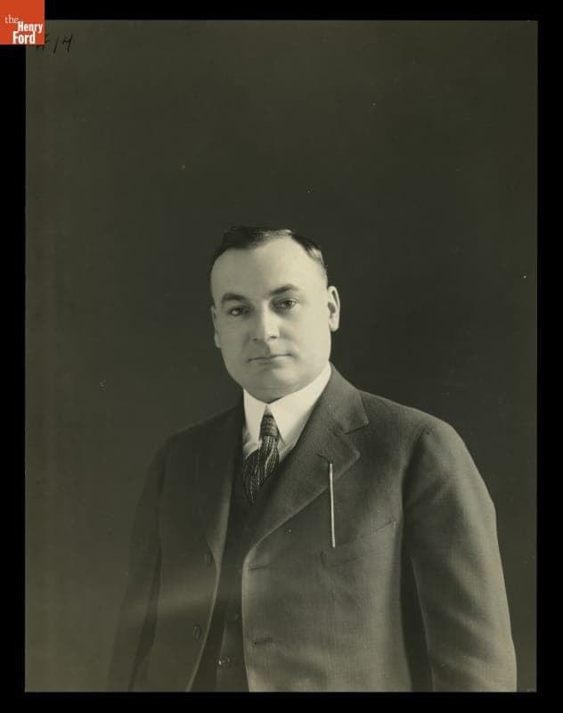 Ford Motor Company Executive P. E. Martin, June 1922