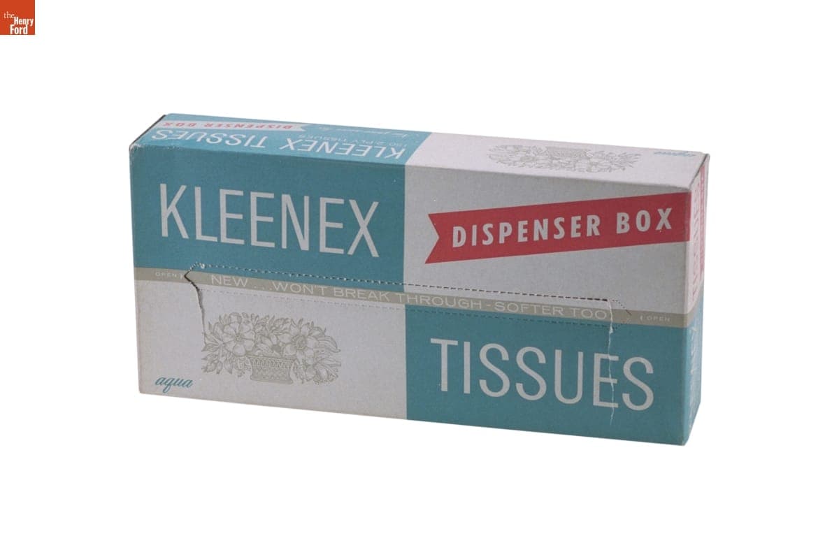 Box of Kleenex Facial Tissues, circa 1955