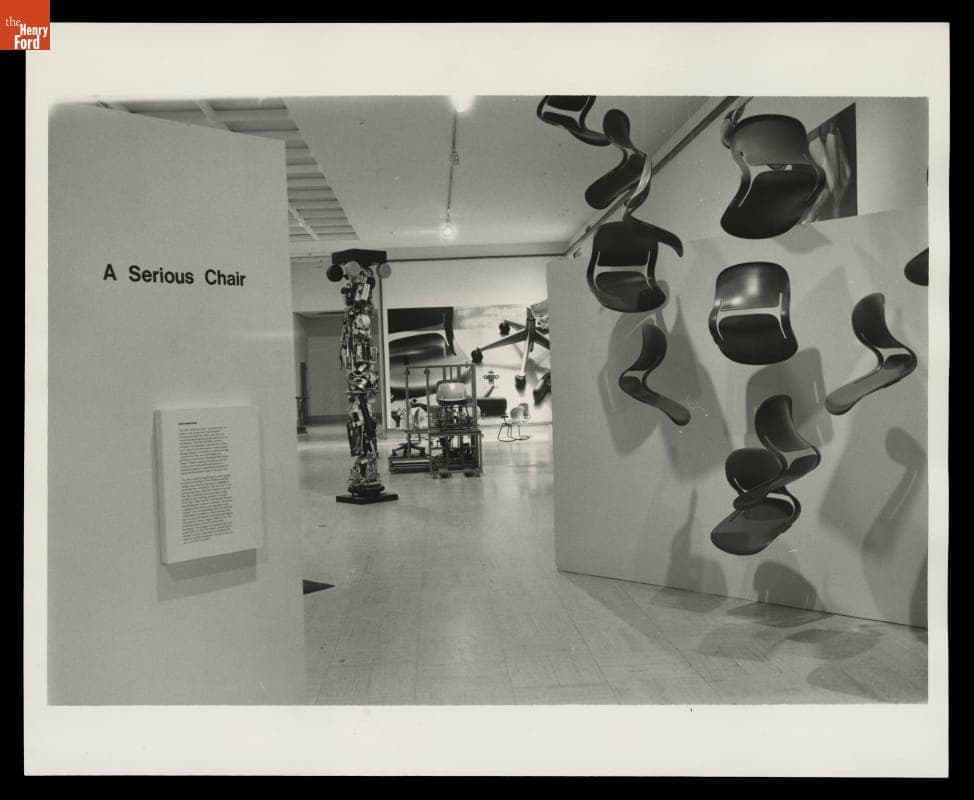 "A Serious Chair" Exhibit at Cranbrook Academy of Art Museum, Bloomfield Hills, Michigan, 1985