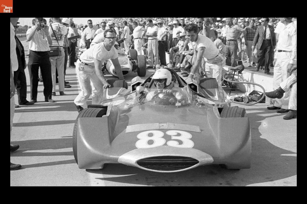 Dave MacDonald in Sears-Allstate Special Before Indianapolis 500, May 1964