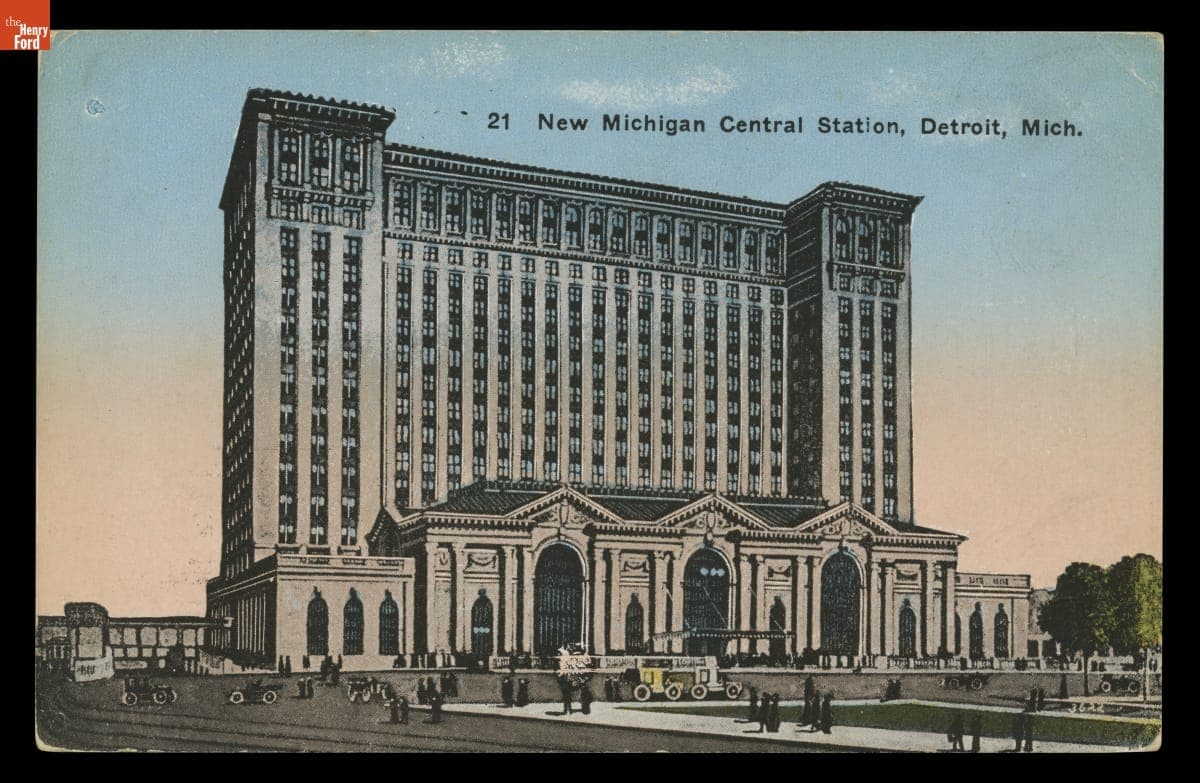 New Michigan Central Station, Detroit, Michigan, circa 1915