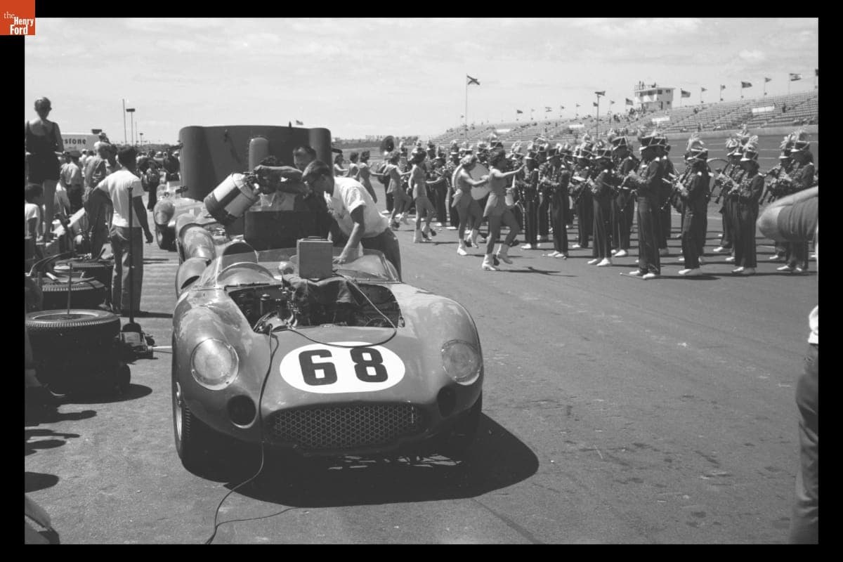 Maserati 450S Driven by Jim Rathmann at 1000 km Sports Car Race, Daytona International Speedway, April 1959
