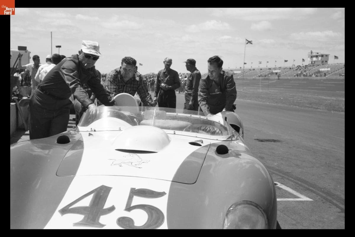 Maserati 450S at 1000 km Sports Car Race, Daytona International Speedway, April 1959