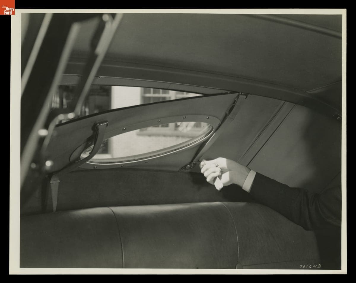 Raising and Lowering Top on Lincoln Zephyr Convertible Coupe, April 1938