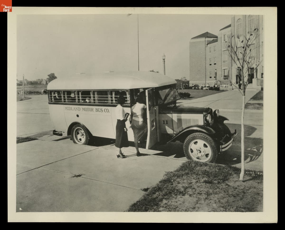 Ford Bus Used by Midland Motor Bus Co., 1932