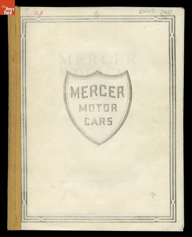 Copy of 1913 Mercer Motor Cars Brochure