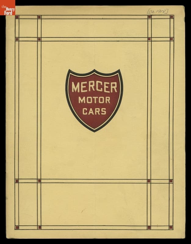 Mercer Motor Cars Brochure, circa 1918
