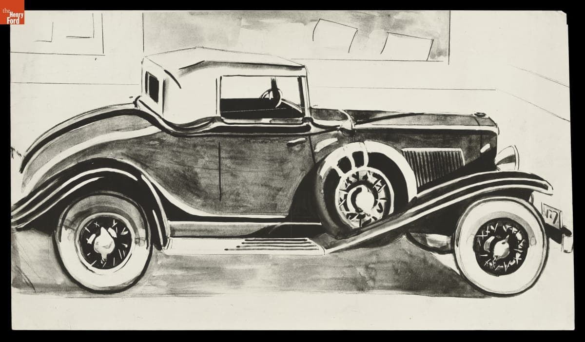 Sketch of a Coupe, circa 1935