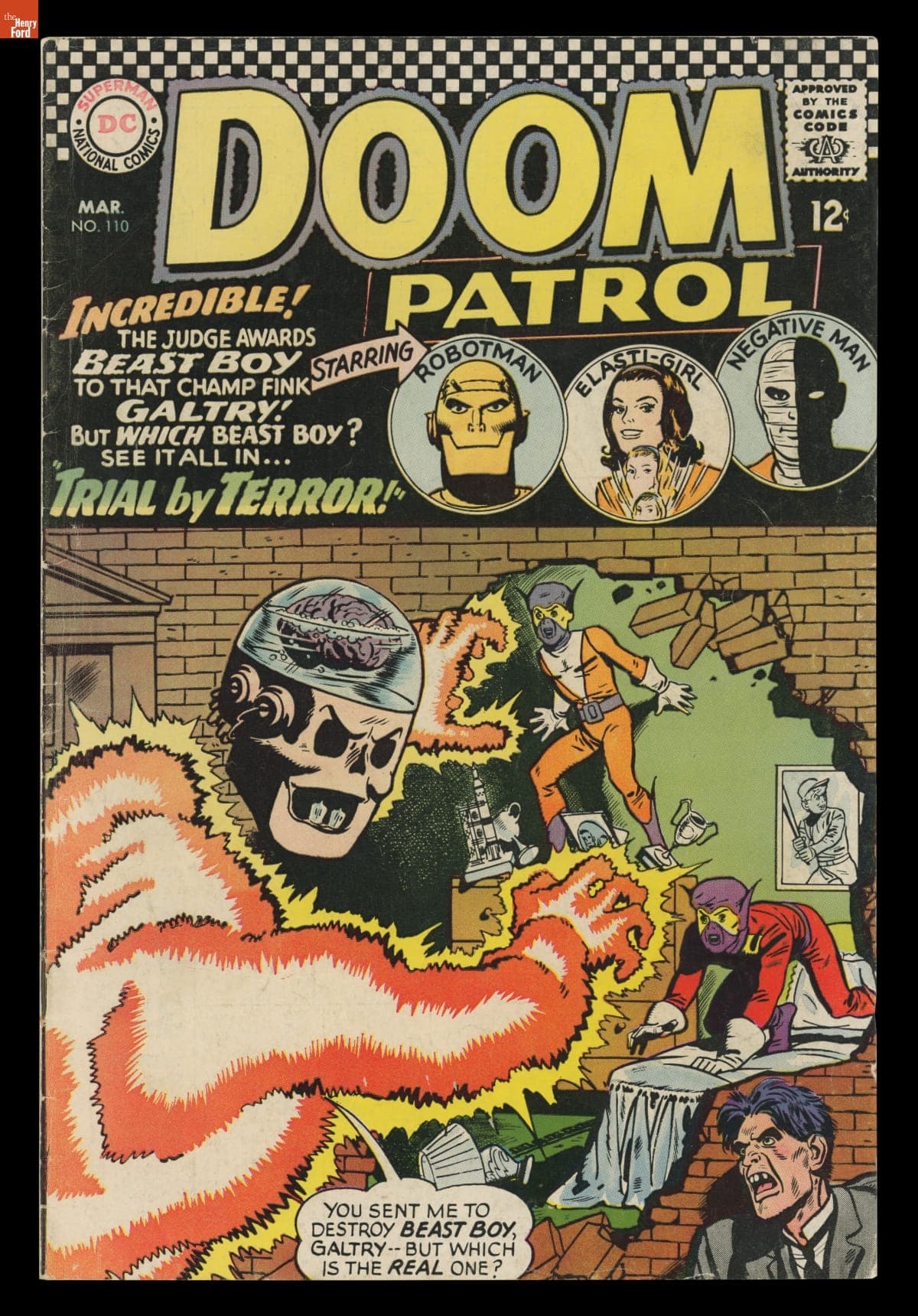 "Doom Patrol" Comic Book for March 1967