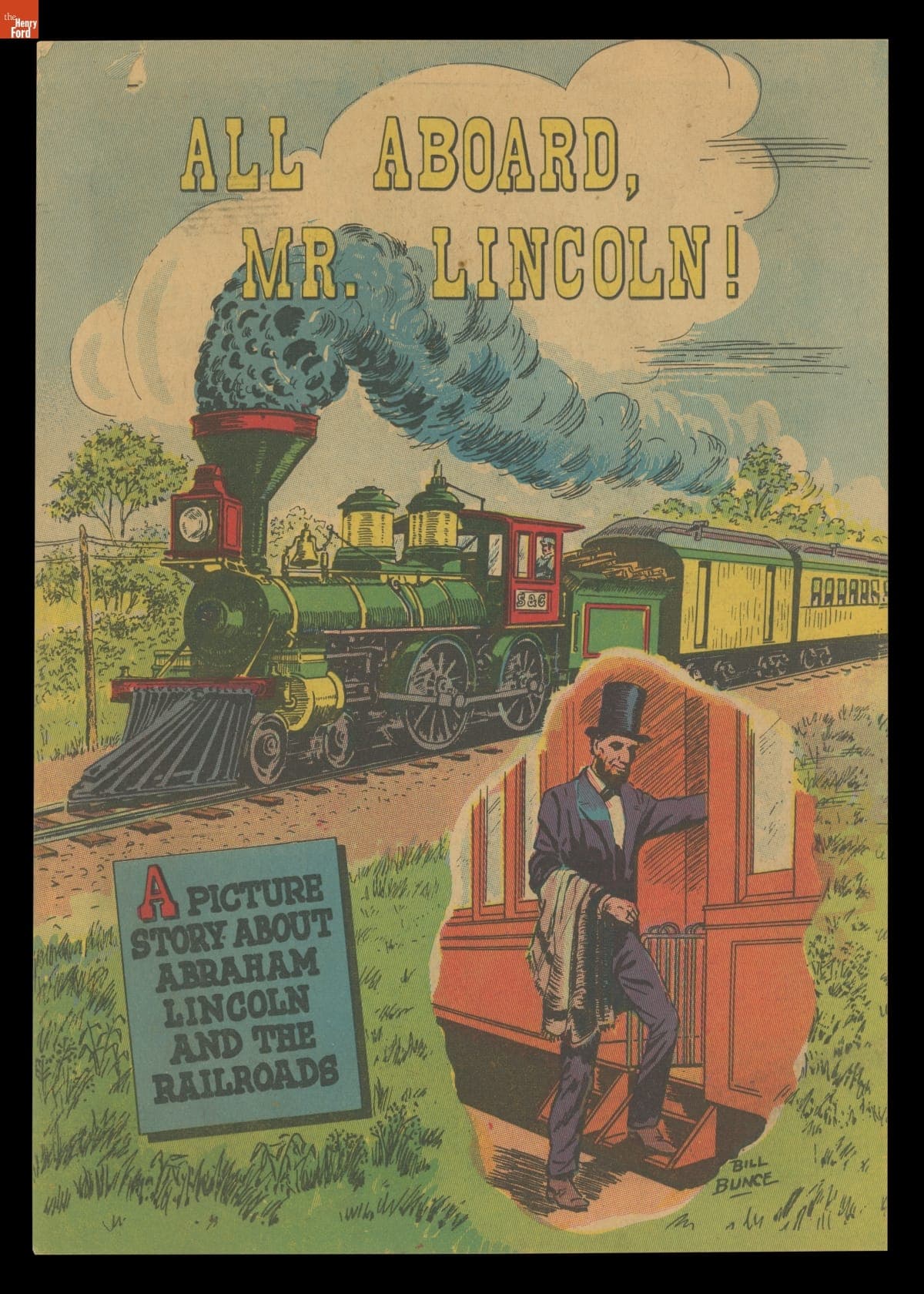 "All aboard, Mr. Lincoln!" Comic Book, 1959