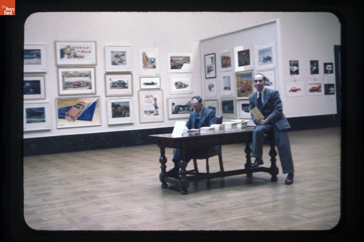 Ford Motor Company Designers at the Detroit Institute of Arts, January 1947
