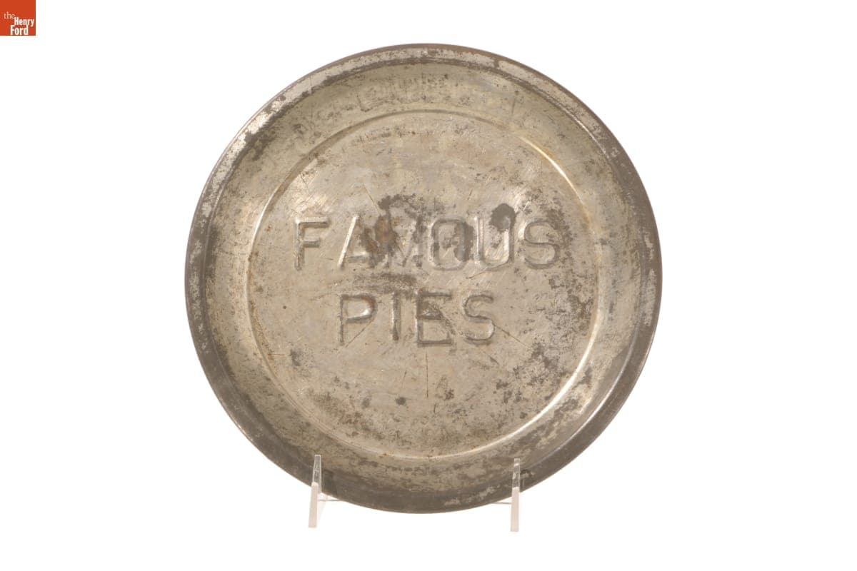 "Famous Pies" Pie Plate