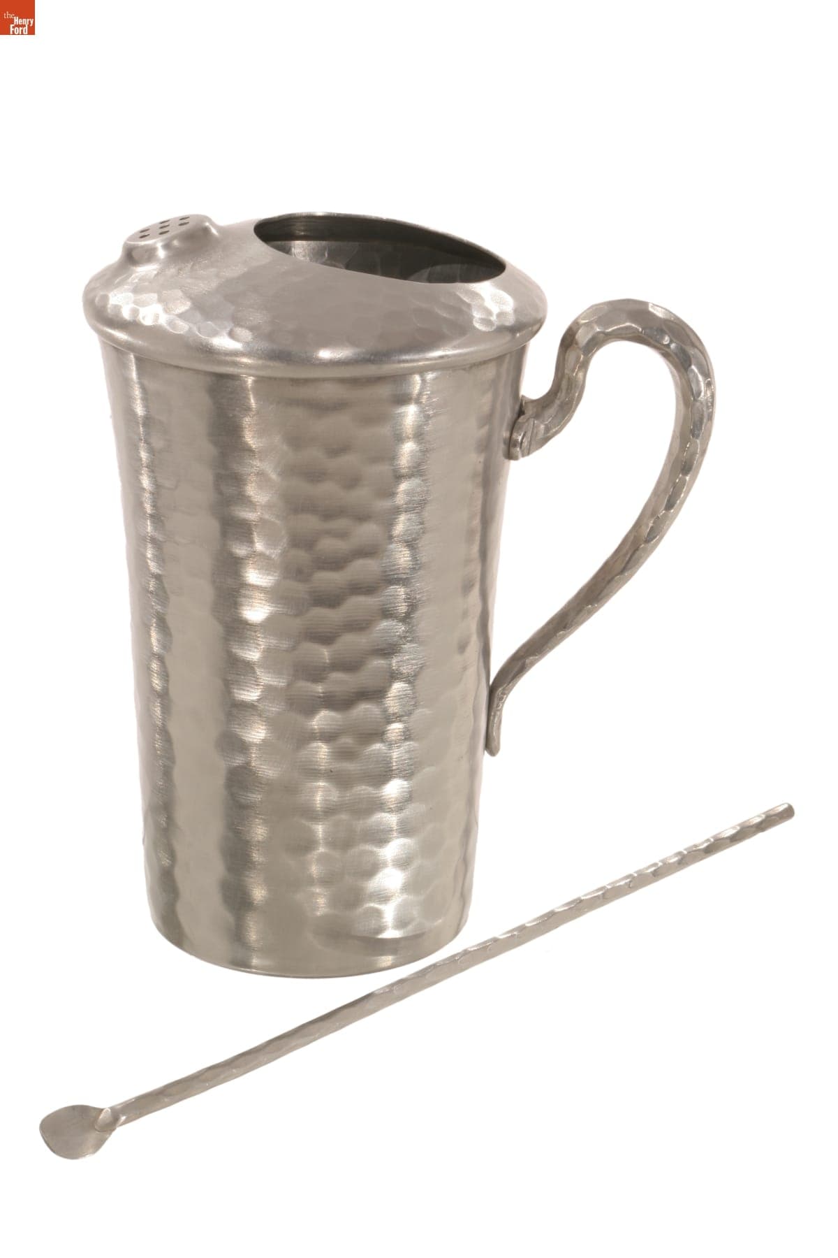Everlast "Forged" Cocktail Pitcher with Stirrer, 1938-1950