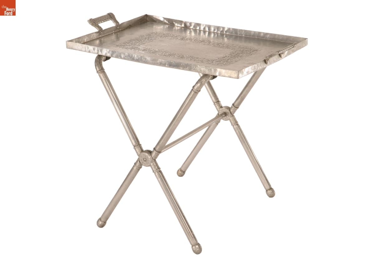 Everlast "Forged Birds and Urns" Tray Table, 1947-1960