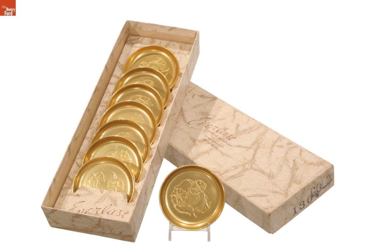 Everlast "Neocraft Morning Glory" Coasters, 1953-1959